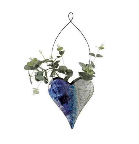 2 Tone Metal Heart - Hanging Nature Art
