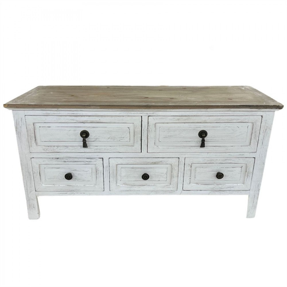 White Cabinet With Multi Drawers
