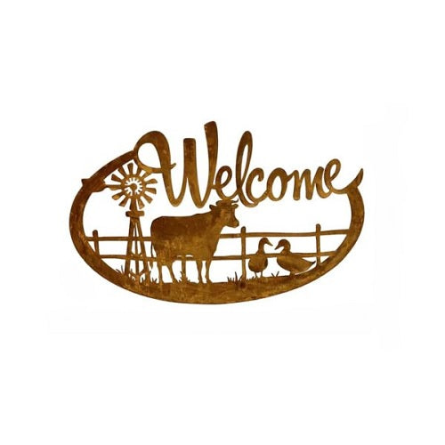 Welcome with Cow Windmill