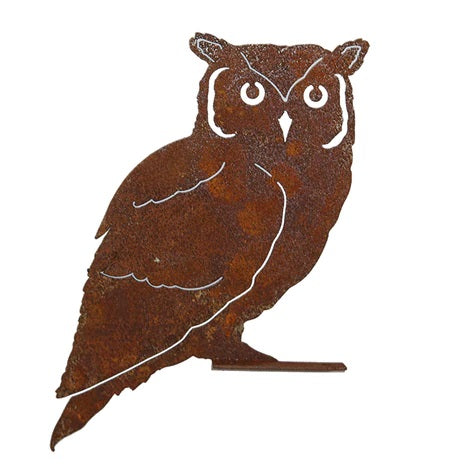 Owl Fence Sitter